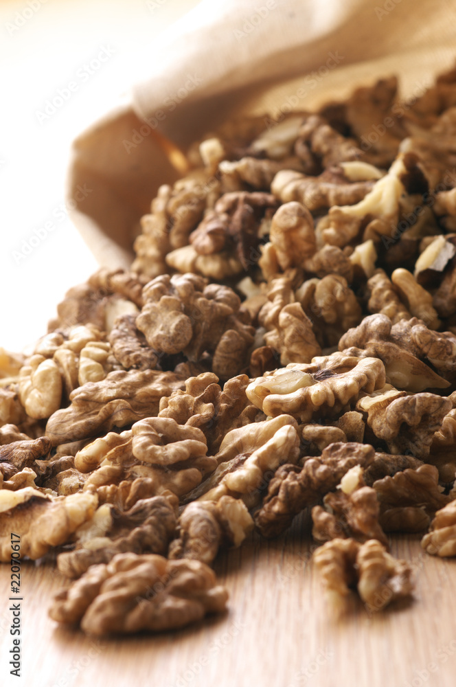 Walnuts in bag Walnuts in bag