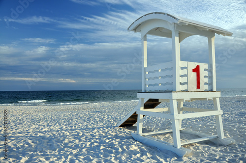 Lifeguard Hut on Beach