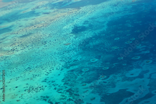Image of an eerial view of the Red Sea