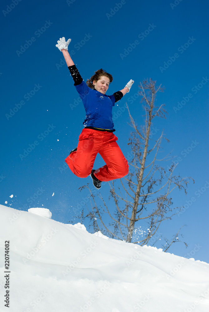 girl jumping of a cliff girl jumping of a cliff
