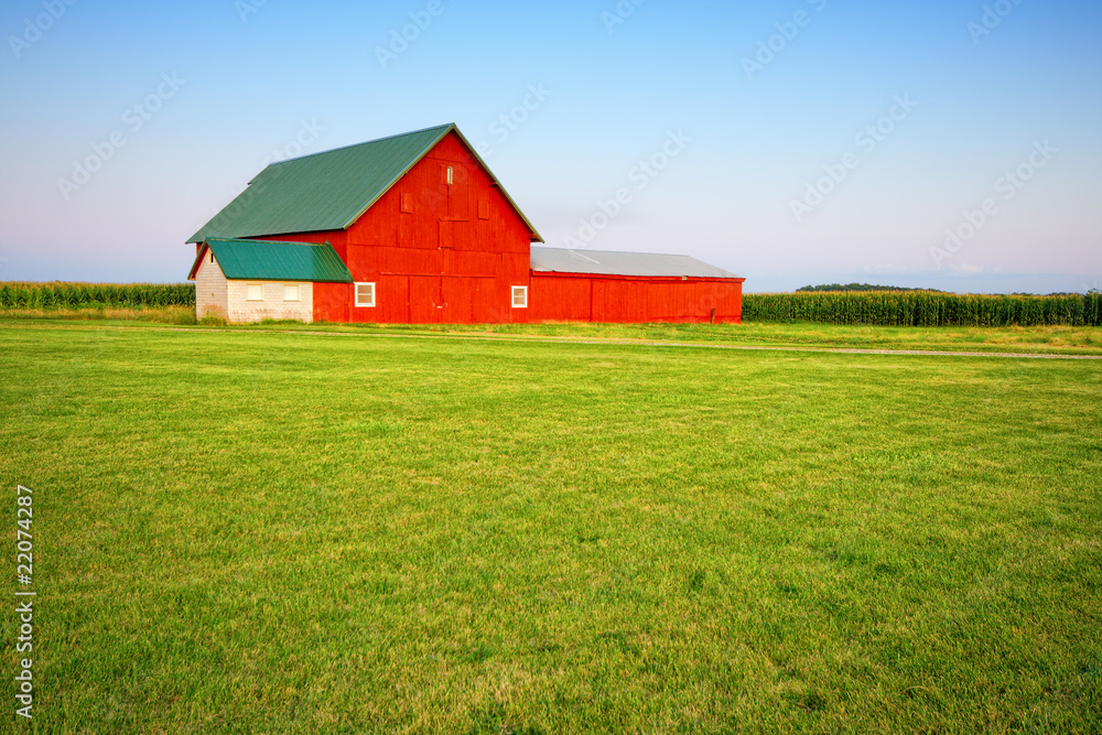 Obraz premium Red barn
