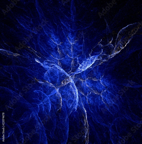 Blue Space Storm © fractalia