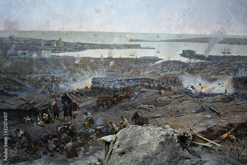 Tableau sur toile Оборона Севастополя