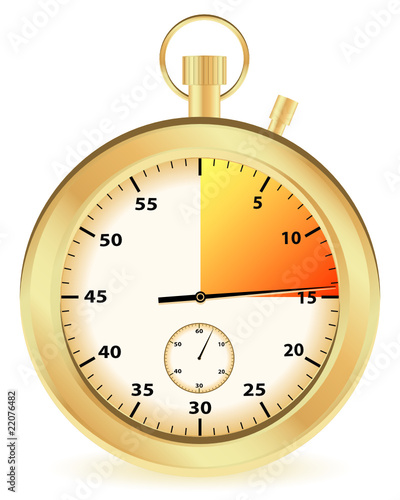 gold stopwatch