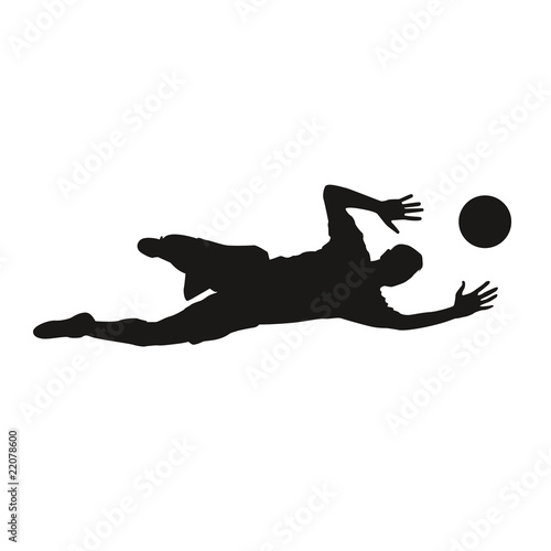 Silhouette footballeur