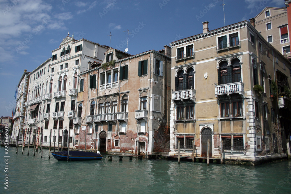 Palaces along Grand Canal, Venice