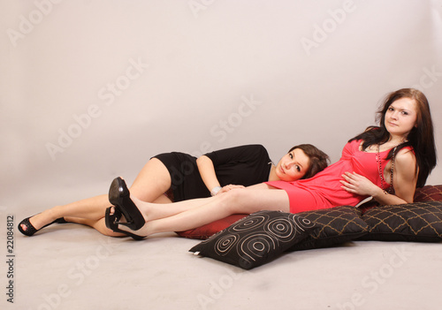 two sexy young girls