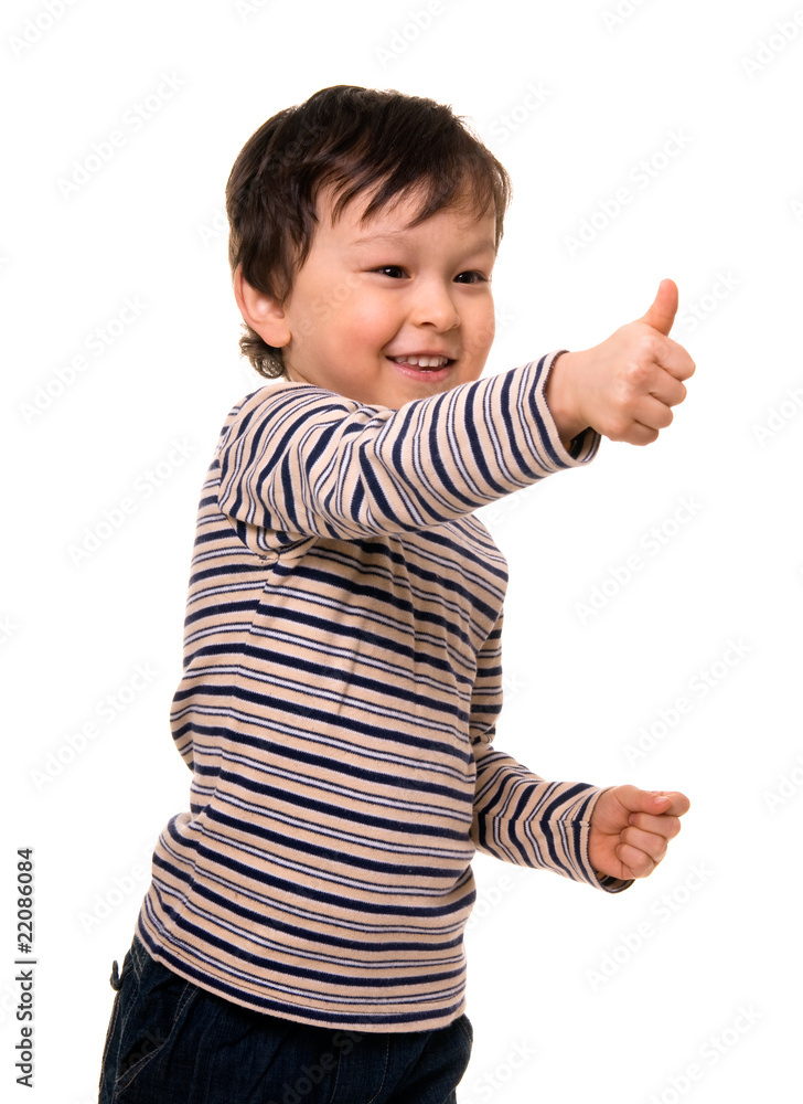 Happy boy. Happy boy.