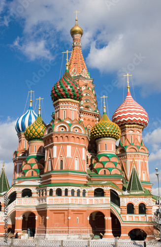 St. Vasil's Cathedral on the Red Square in Moscow, Russia