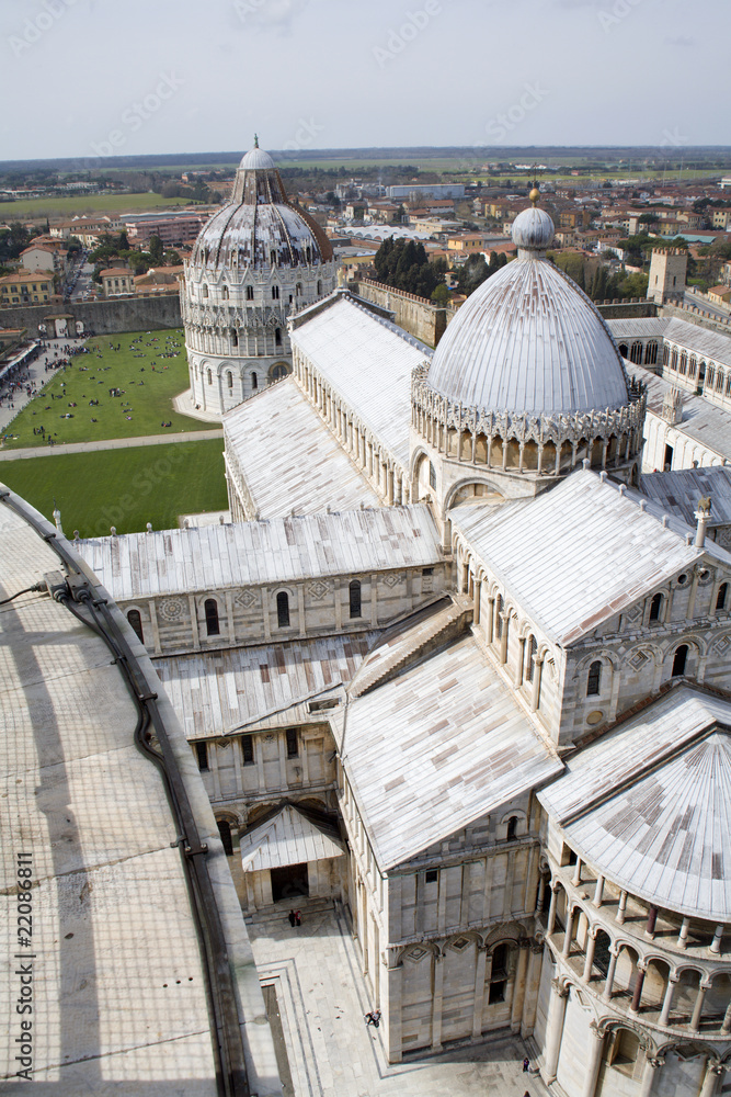 Pisa - cathedral and baptistery of st. John
