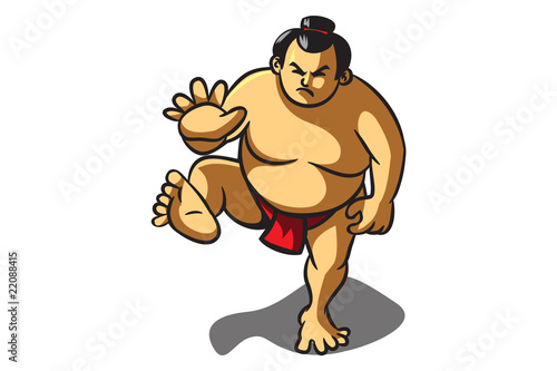 sumo looking mad
