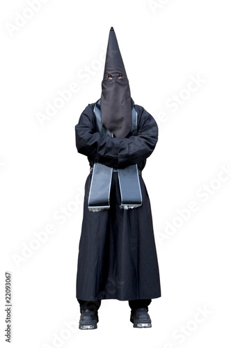 Quadro em tela Hooded man