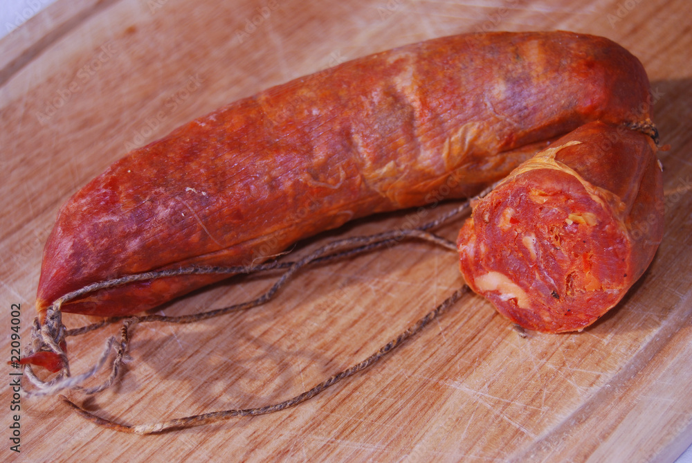 Foto Stock soppressata calabrese Adobe Stock