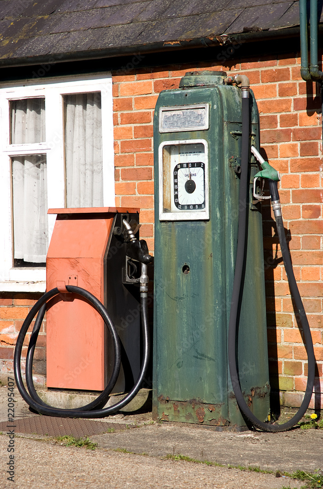 Vintage gass pump