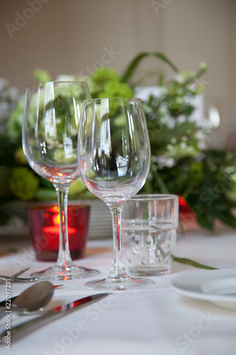 Festive table setting
