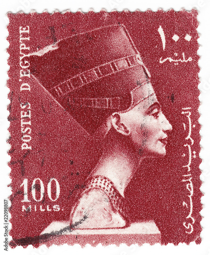 Egypt  bust of Queen Nefertiti photo