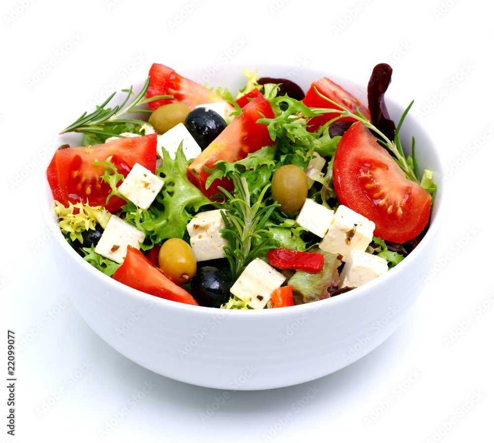 Salat - Feta und Olive