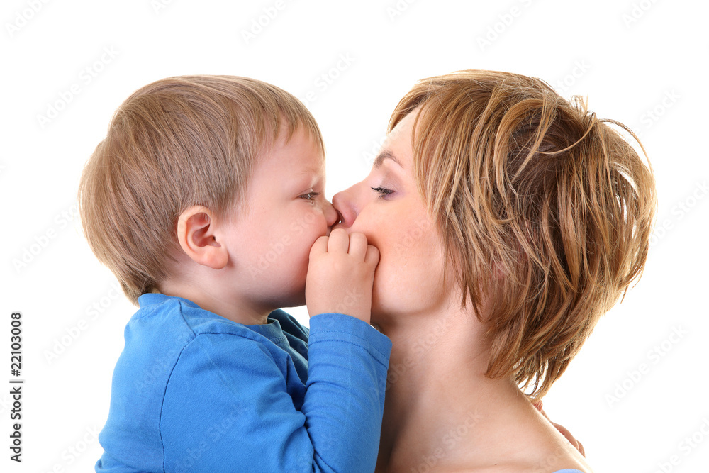 young little son embracing his pretty young mother young little son embracing his pretty young mother