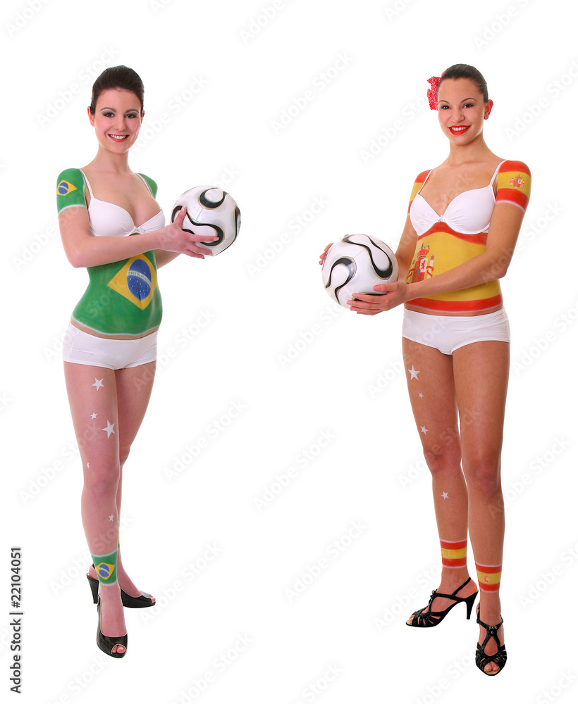 WM 2010 Spiel Brasilien - Spanien WM 2010 Spiel Brasilien - Spanien