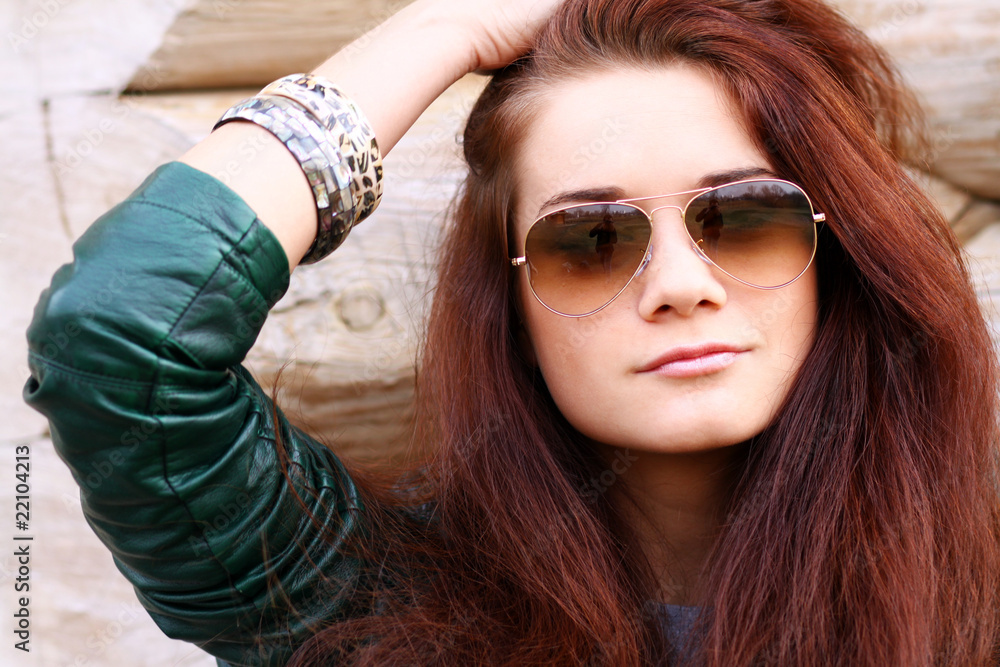 Closeup portrait of a beautiful young woman Closeup portrait of a beautiful young woman