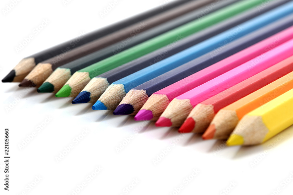 Fototapeta premium coloured pencils