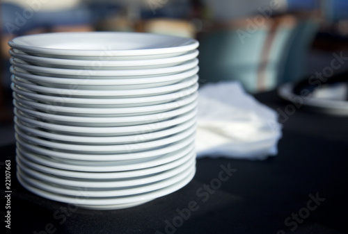 restaurant service / Plates Stacked