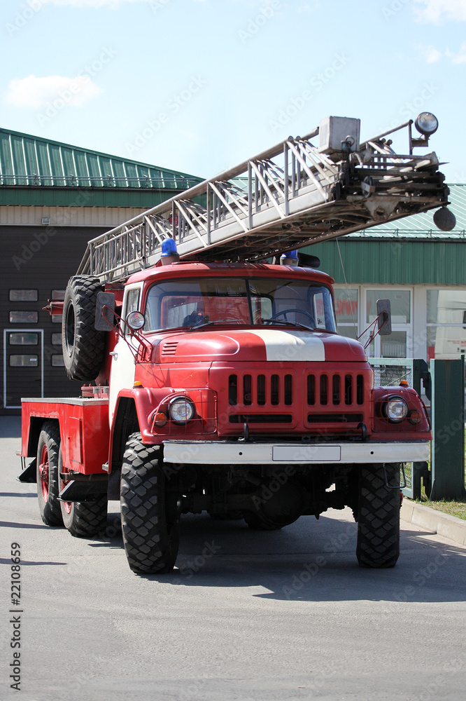 Naklejka premium Fire engine