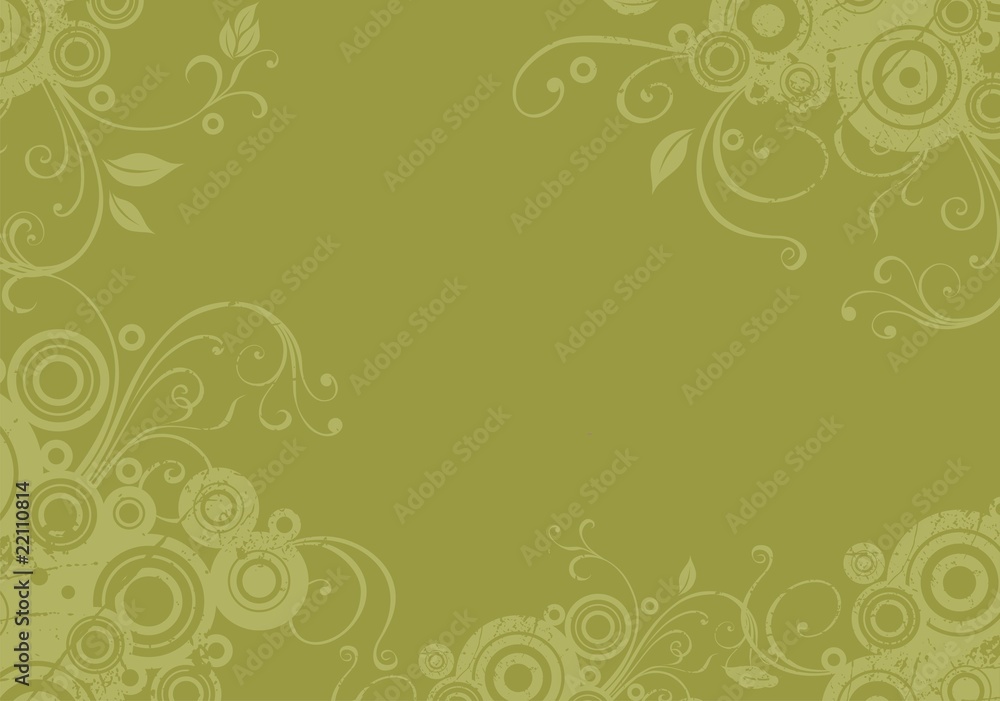 Flower of ornaments background
