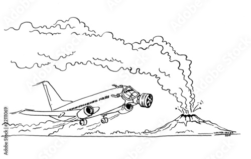 Flieger in der Gasmaske