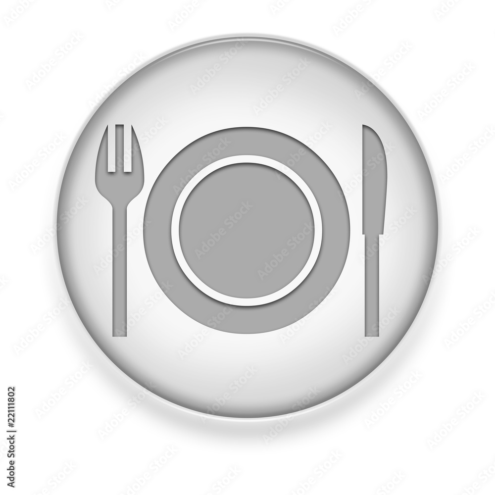 White Button / Icon White Button / Icon