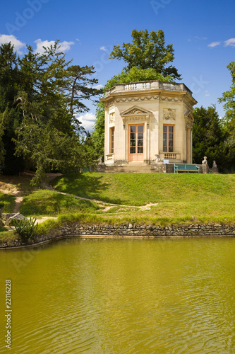 The Belvedere over the lake of Versailles Chateau, France