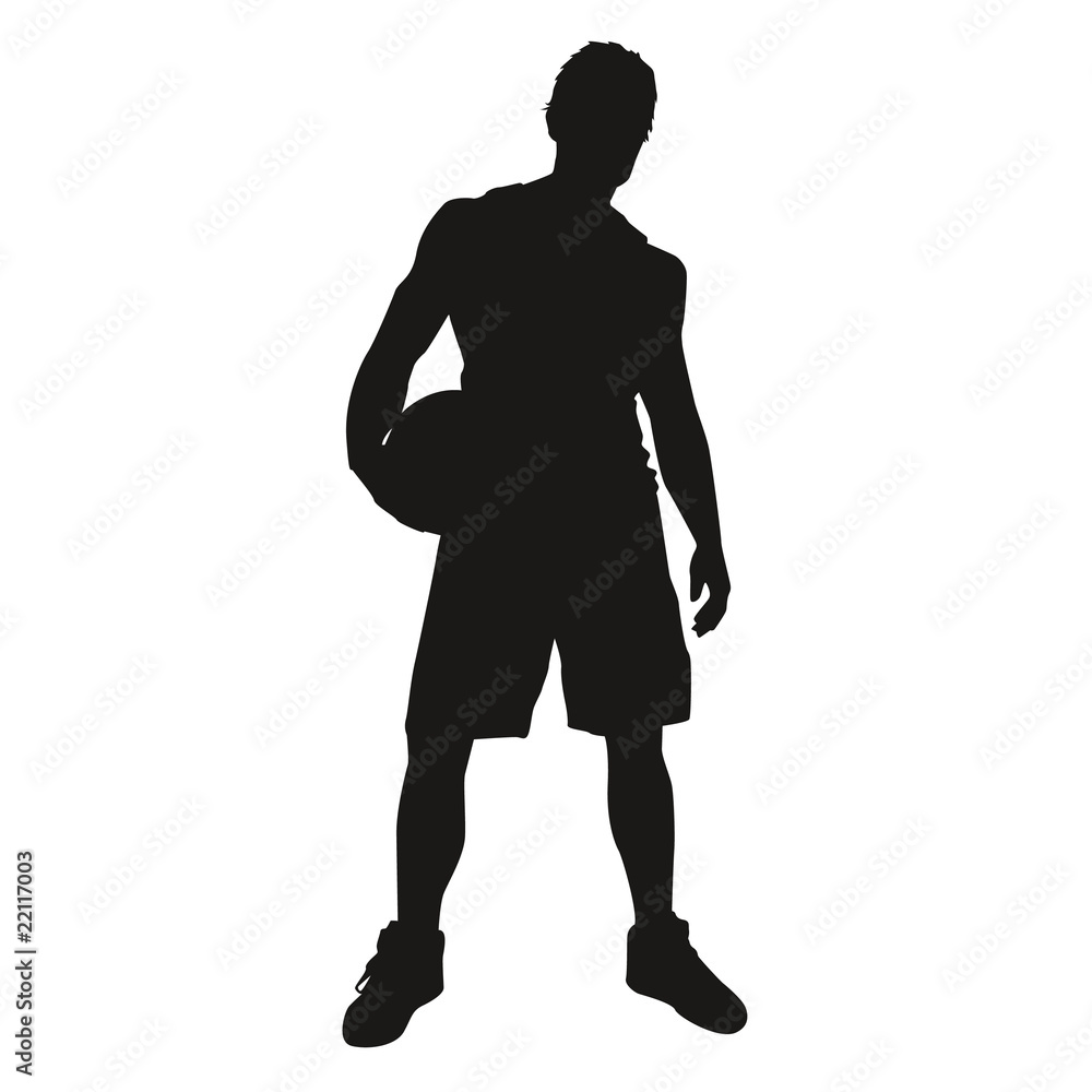 Fototapeta premium Silhouette joueur de rugby