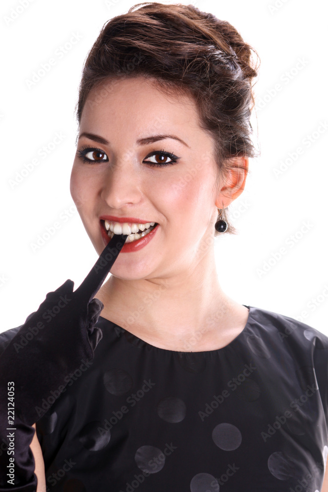portrait of beautiful young asain retro style woman portrait of beautiful young asain retro style woman