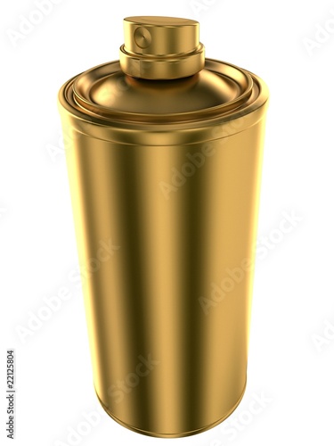 gold spray can