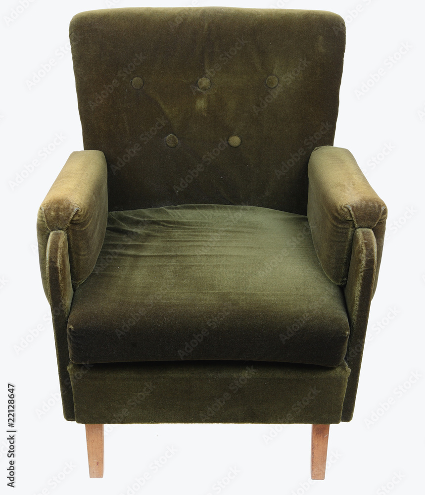 old fashioned armchair isolated on white with clipping path Stock Photo Adobe Stock