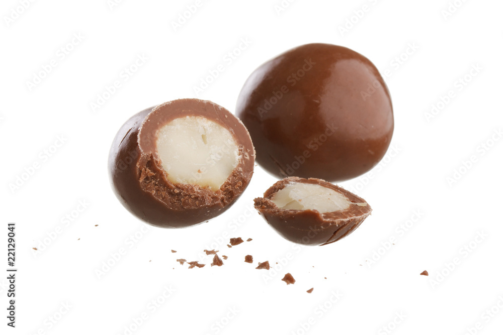 almonds in the chocolate. almonds in the chocolate.
