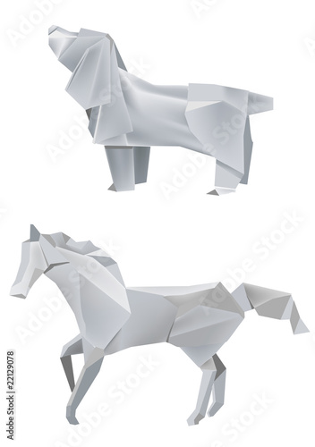 Dog_Horse_origami
