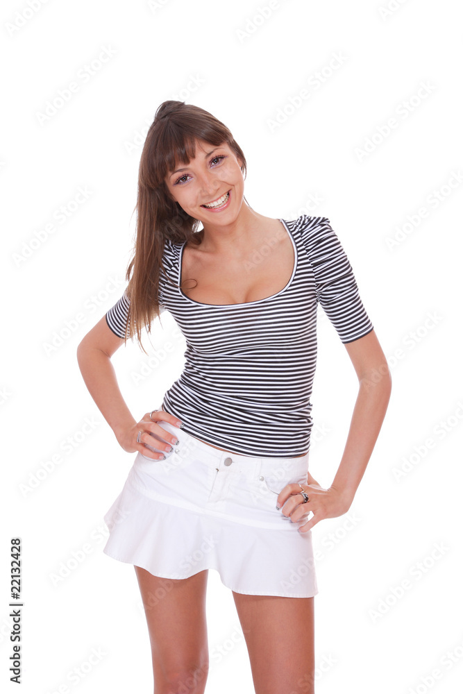 Portrait of pretty young woman Portrait of pretty young woman
