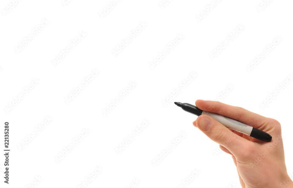 Hand Pen and Blank Copyspace