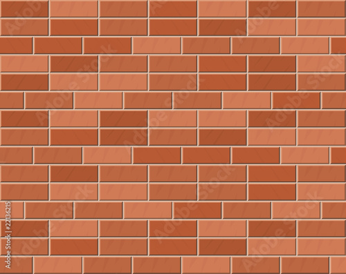 Vector brick wall