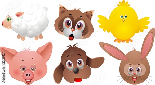 Animali Domestici-Pets-Cartoon-Vector