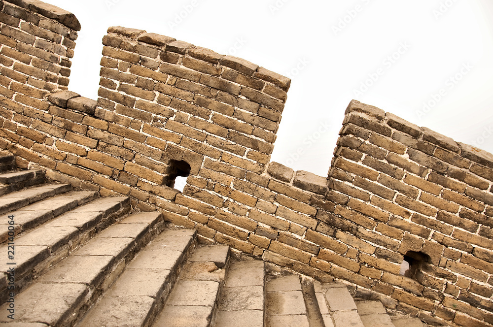 Grande muraille de Chine Great wall of China, Mutianyu Stock Photo