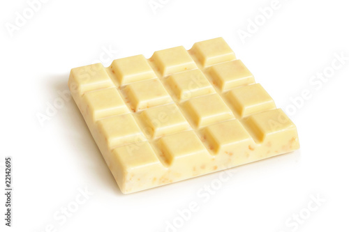 Slab white chocolate with nuts