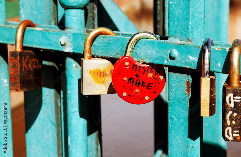 Love padlocks Stock Photo Adobe Stock