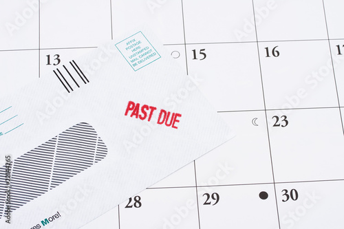 Εκτύπωση καμβά Past Due Bill