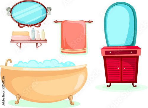 bathroom icons set