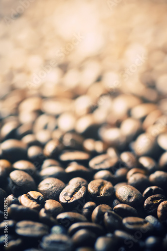 background of coffee beans