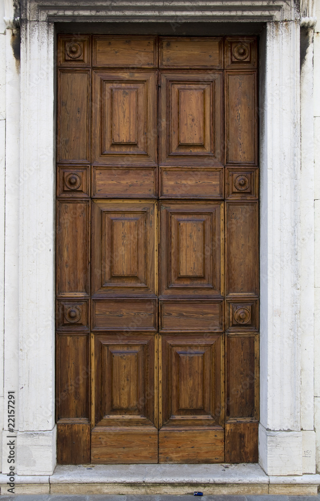 Venice wooden door