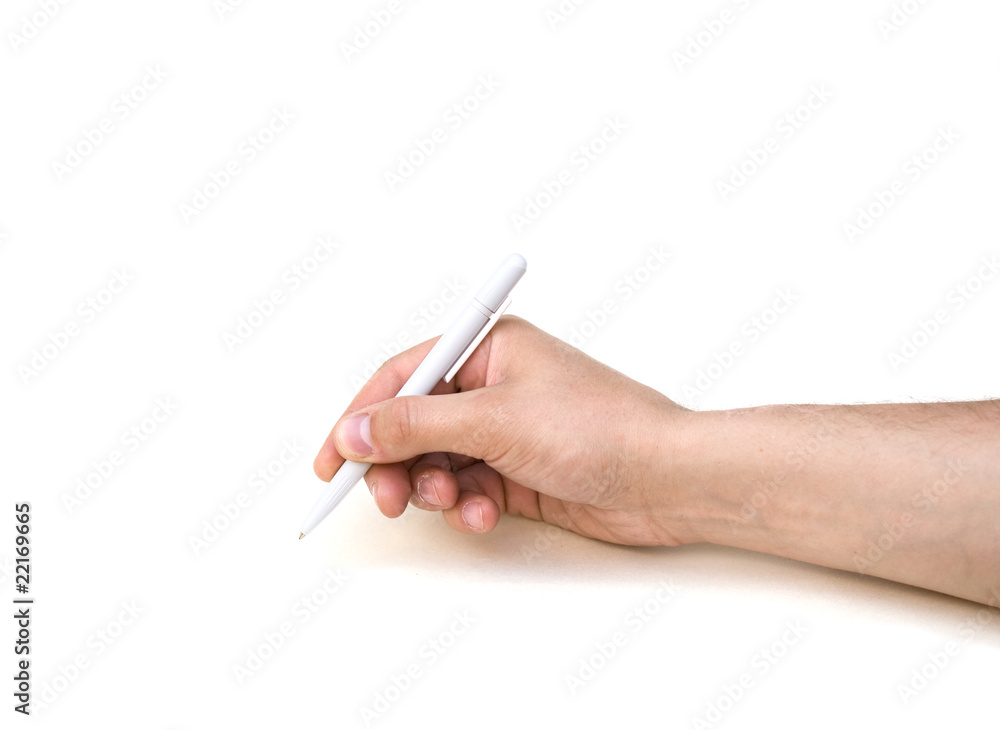 Writing hand Writing hand