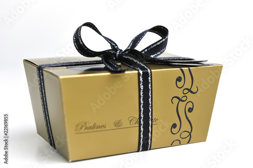Fotografie chocolate and praline box